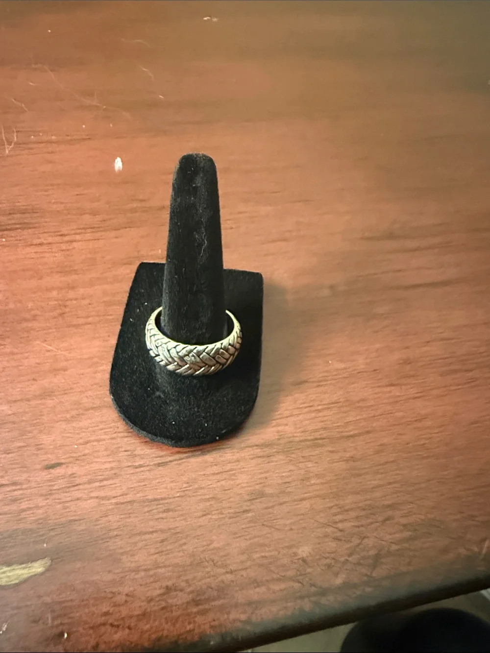 Effy Braided Dome Ring in Silver Tone